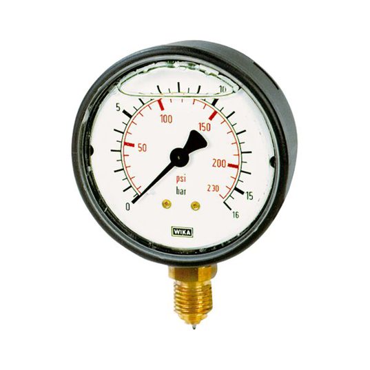 Hydraulik Manometer 0-6,0 bar Ø 63 mm G1/4" unter